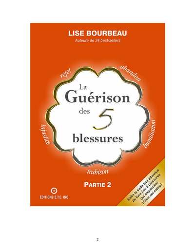La guérison des 5 blessures