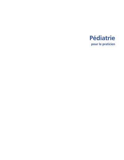 pédiatrie pour le praticien 2020