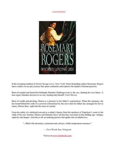 Rosemary Rogers - Morgan Challenger 03